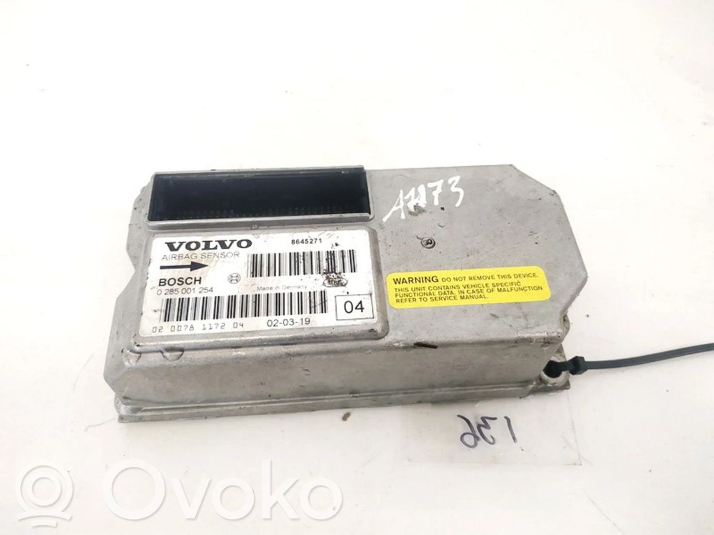 Module de contrôle airbag   8645271,0285001254,0285001254,8645271