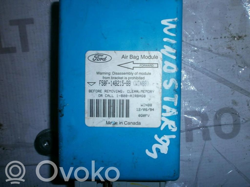 Airbag control unit/module   F58F14B215BB,37501,37501,F58F14B215BB