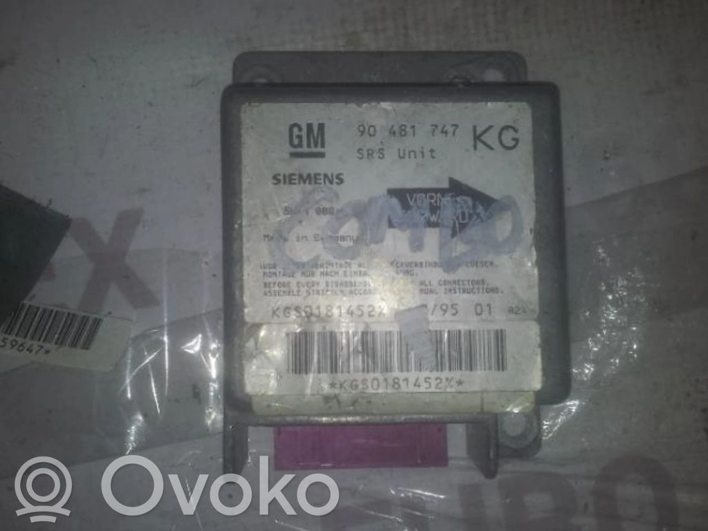 Opel Tigra A Airbag control unit/module 