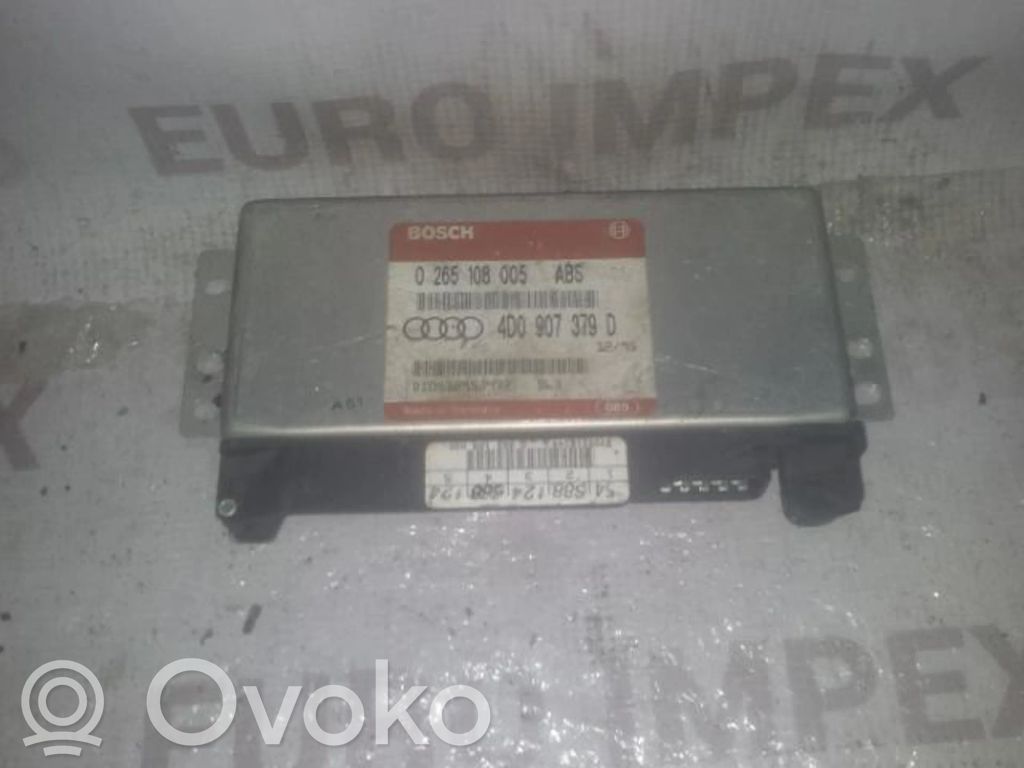 Unidad de control/módulo del ABS   0265108005,4D0907379D,0265108005,4D0907379D