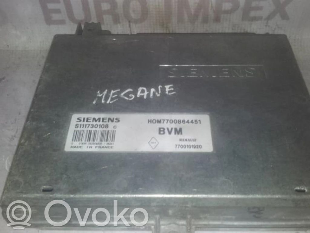 Engine control unit/module   S111730108C,HOM7700864451,7700101920,HOM7700864451,S111730108C