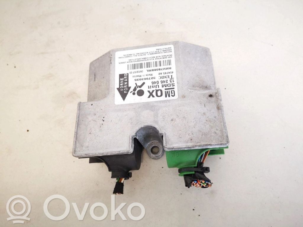 Unidad de control/módulo del Airbag   13246046,13246046