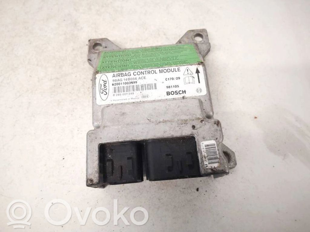 Unidad de control/módulo del Airbag   98AG14B056ACE,0285001249,0285001249,98AG14B056ACE