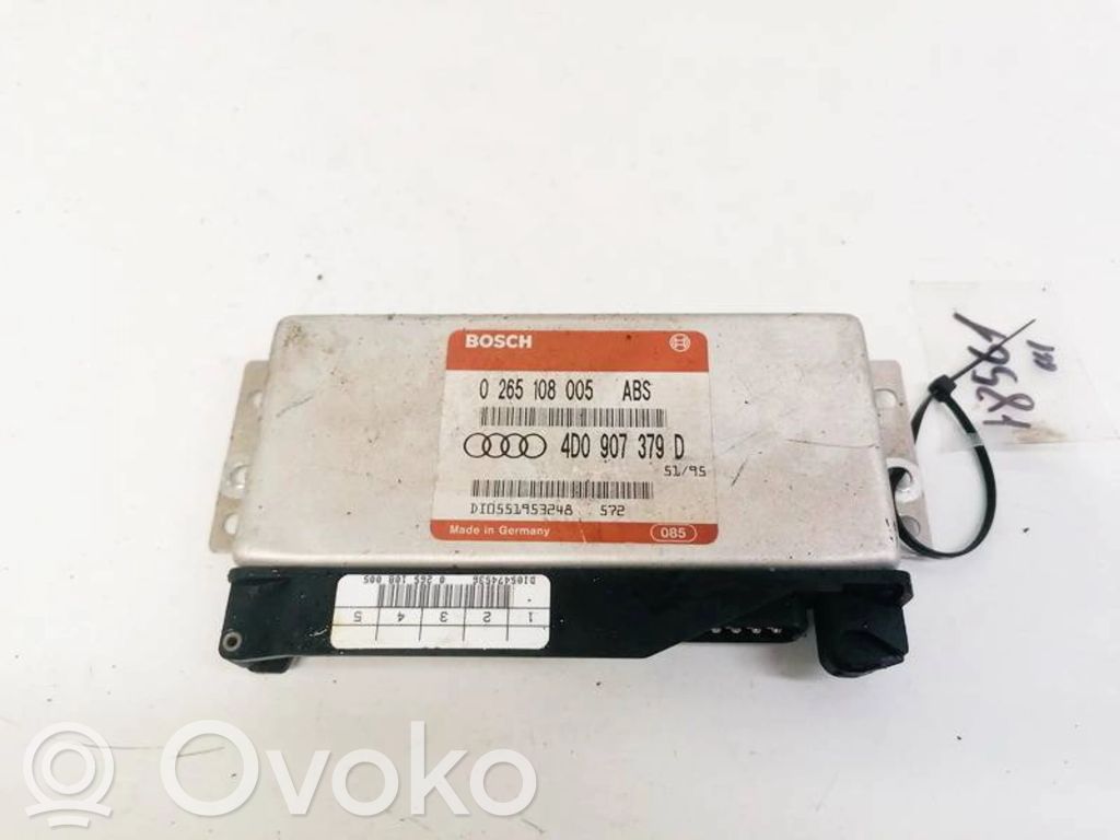 Unidad de control/módulo del ABS   4D0907379D,0265108005,0265108005,4D0907379D
