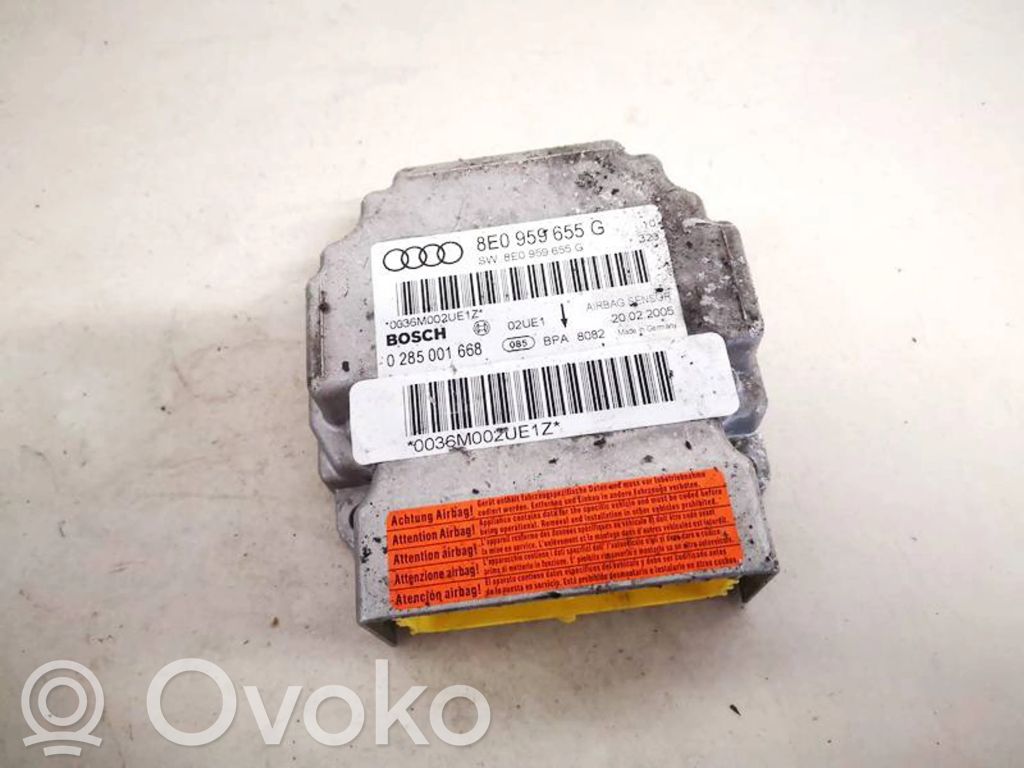 Audi A4 S4 B6 8E 8H Unitate/modul de comandă airbaguri 