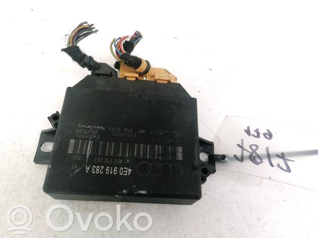 Pysäköintitutkan (PCD) ohjainlaite/moduuli   4E0919283A,4E0910283,4E0910283,4E0919283A