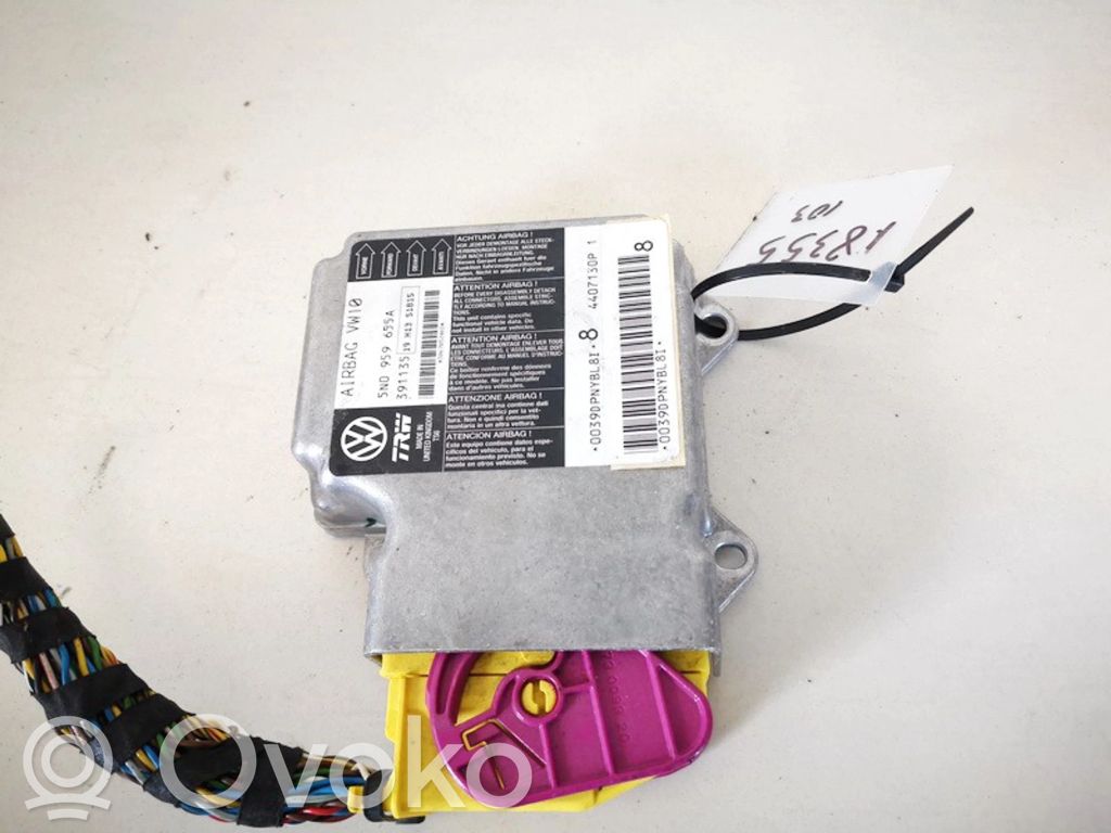 Centralina/modulo airbag   5N0959655A,5N0959655A