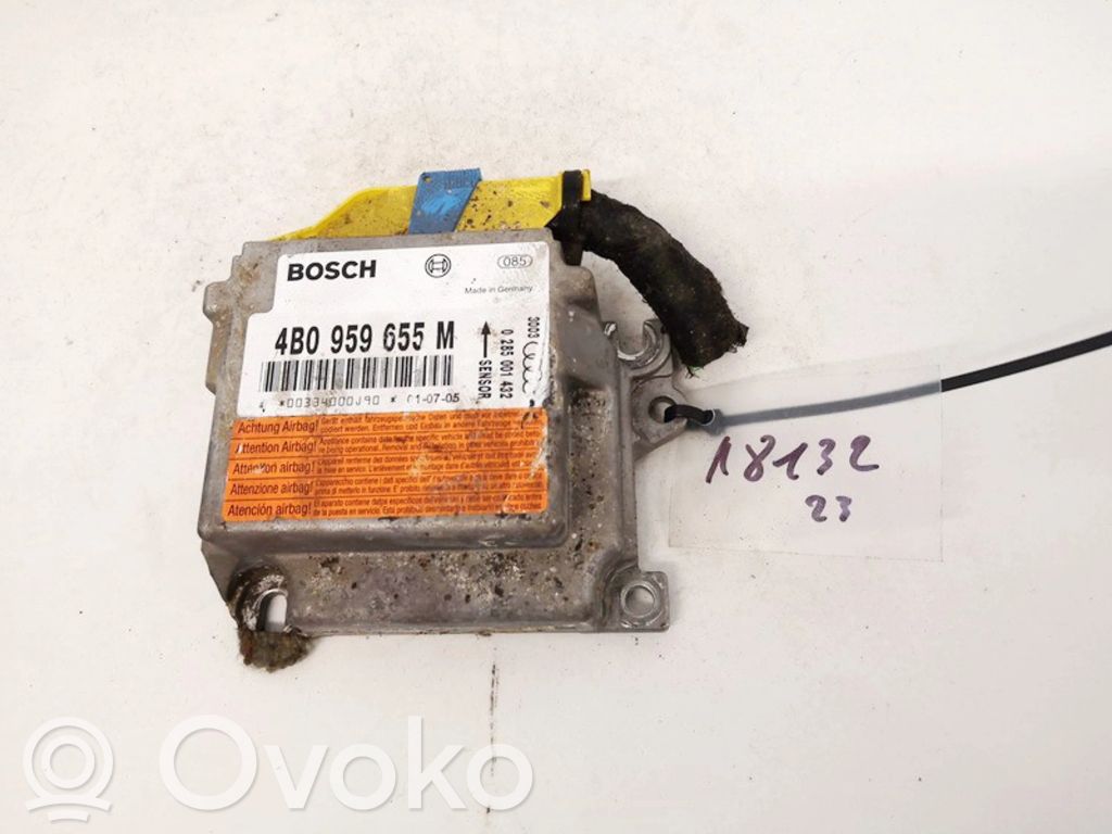 Unidad de control/módulo del Airbag   4B0959655M,0285001432,0285001432,4B0959655M
