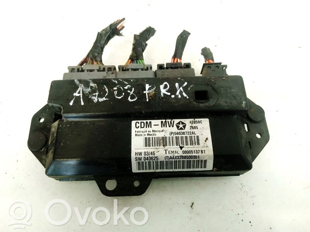 Unité de commande module de porte   56038722AL,P56038722AL,00005137B1,56038722AL,P56038722AL