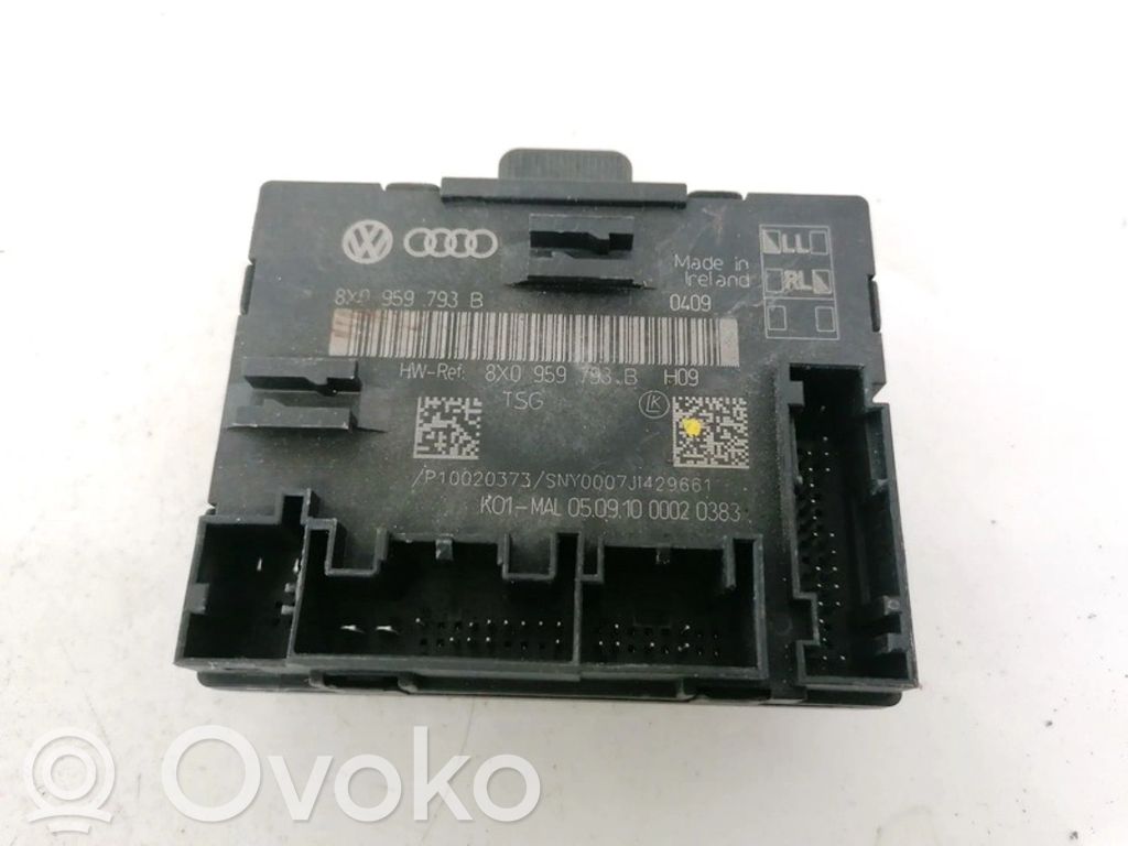 Unité de commande module de porte   8X0959793B,8X0959793B