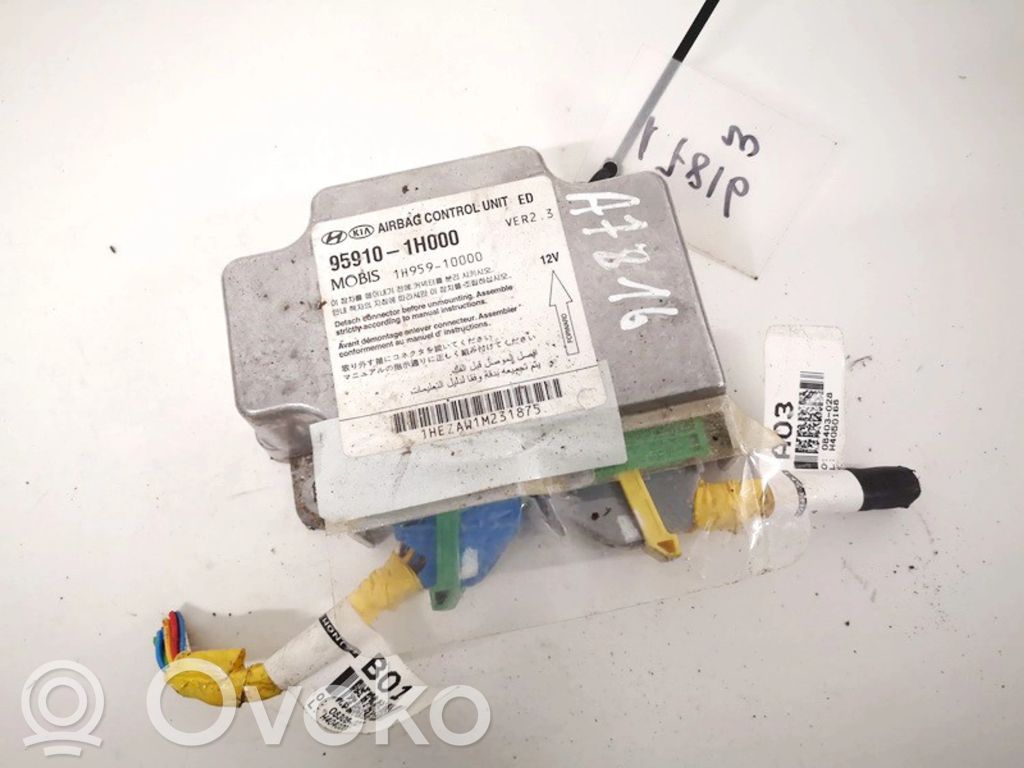 Turvatyynyn ohjainlaite/moduuli   959101H000,959101H000,1H95910000,959101H000,959101H000