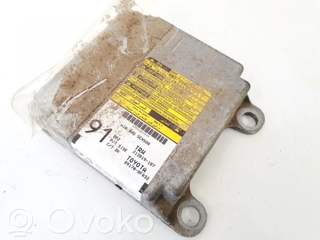 Toyota Corolla Verso AR10 Centralina/modulo airbag