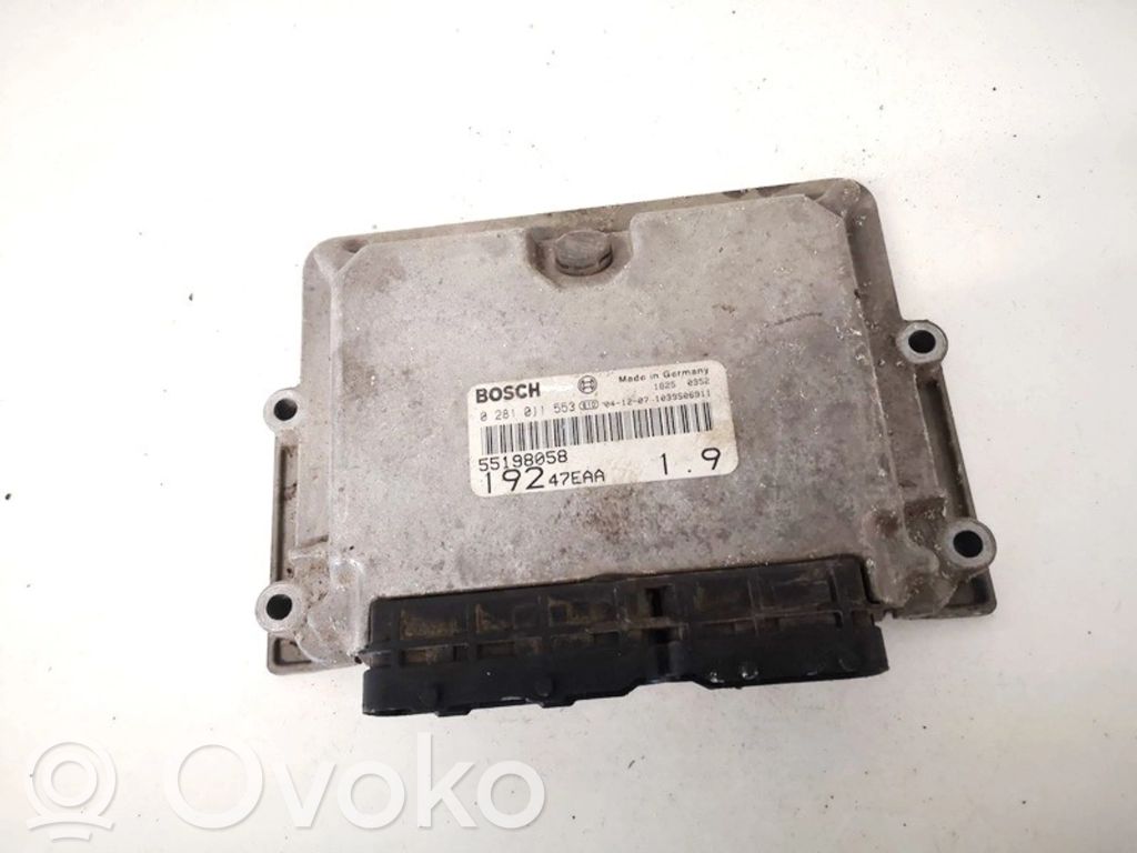 Fiat Stilo Centralina/modulo del motore