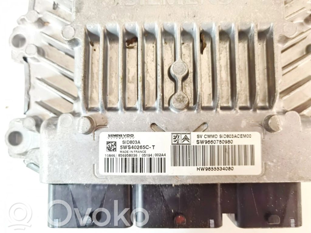 Peugeot 407 Engine control unit/module 