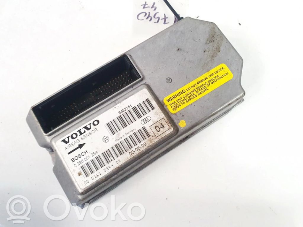 Volvo S80 Centralina/modulo airbag