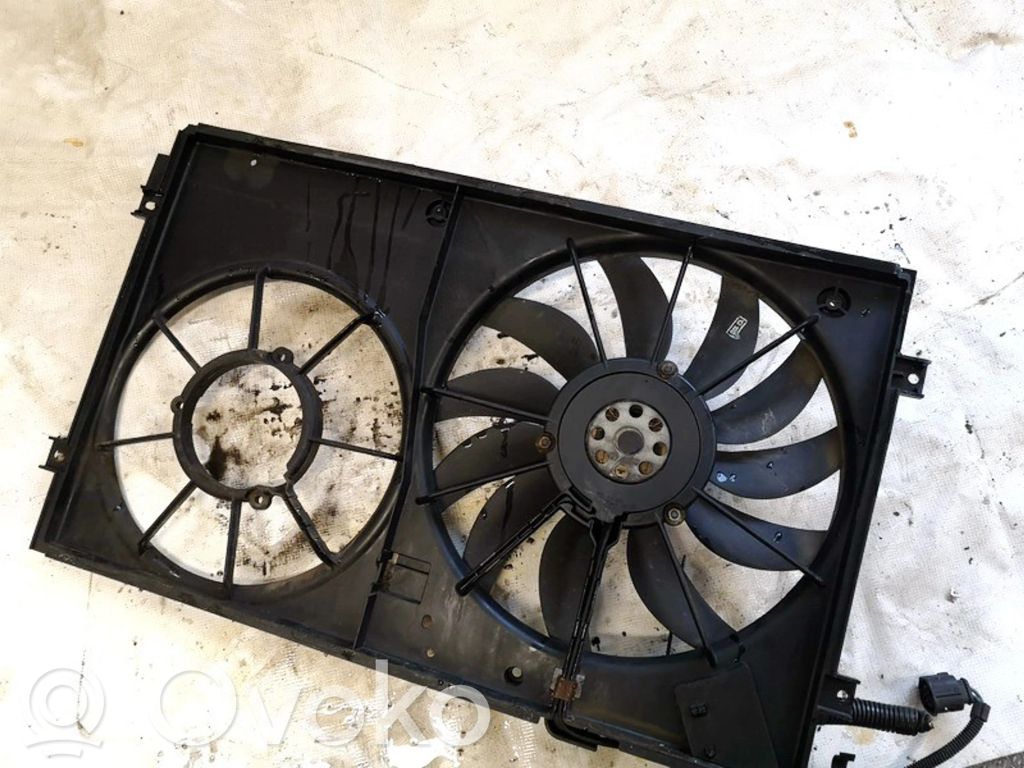 Skoda Octavia Mk2 (1Z) Convogliatore ventilatore raffreddamento del radiatore
