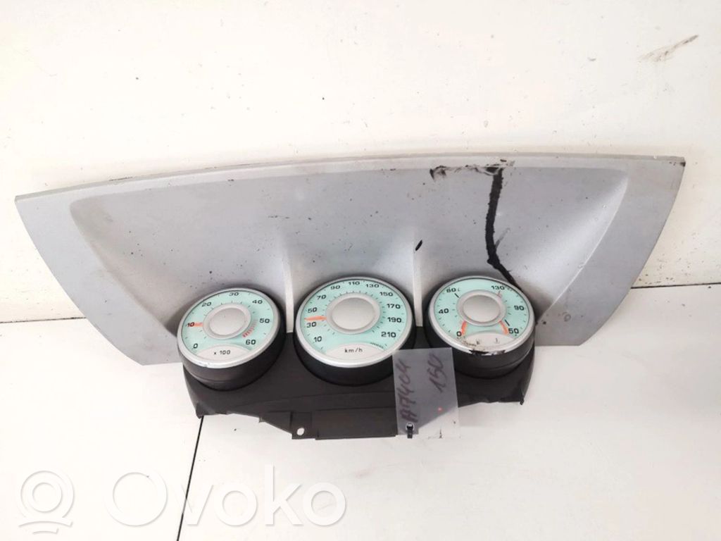 Peugeot 807 Tachimetro (quadro strumenti) 