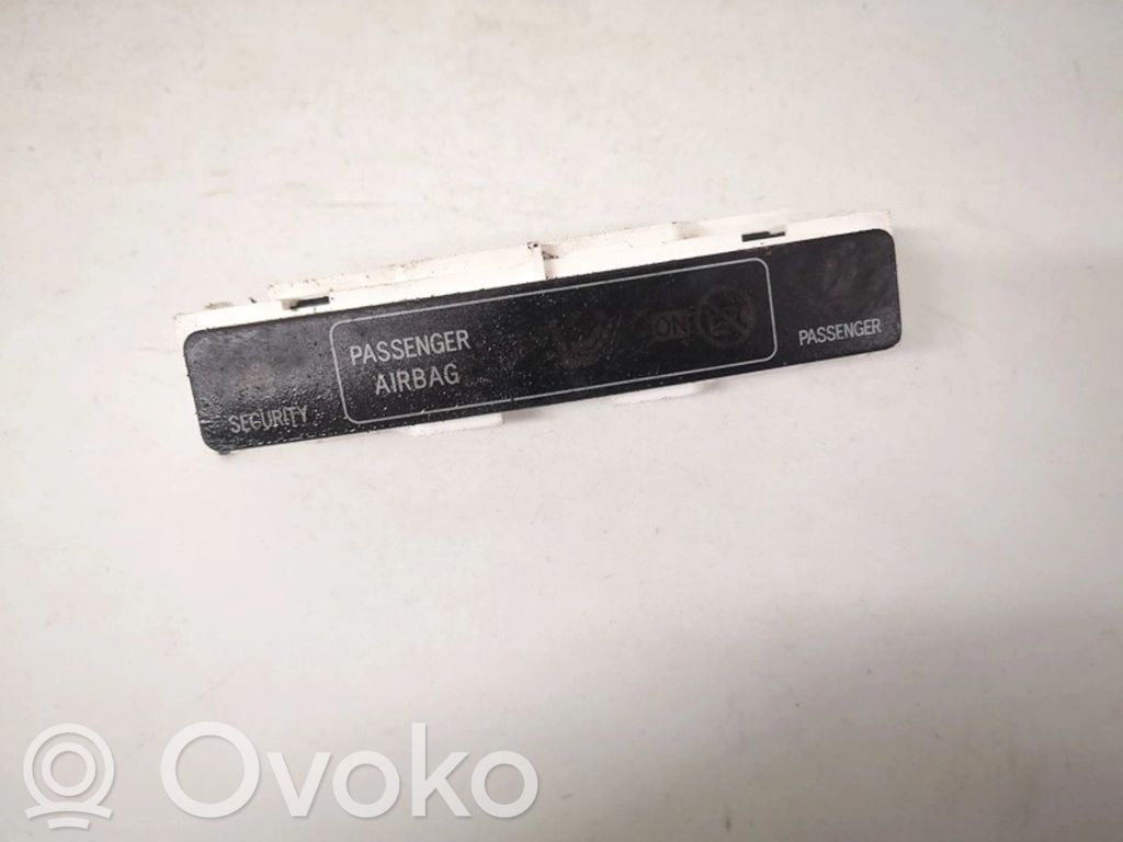 Toyota Avensis T270 Comutator pornit/oprit airbag pasager 