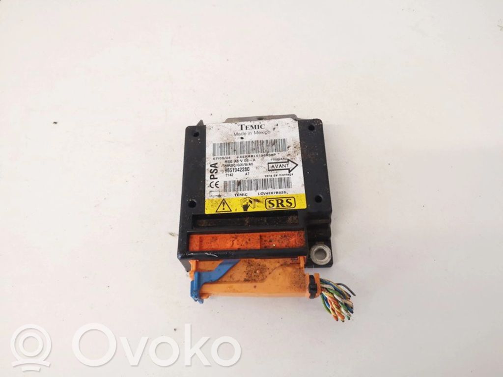 Citroen C2 Unidad de control/módulo del Airbag 