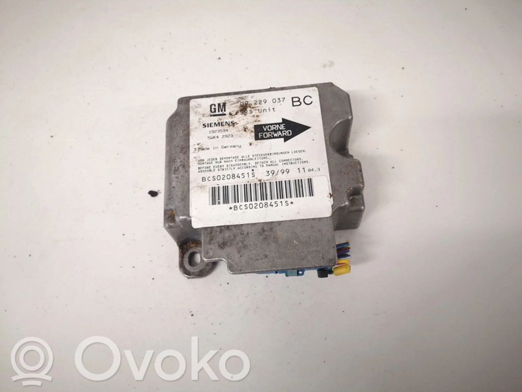 Opel Astra G Centralina/modulo airbag 