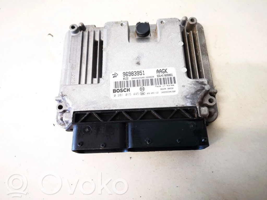Chevrolet Cruze Unitate/modul de control motor 