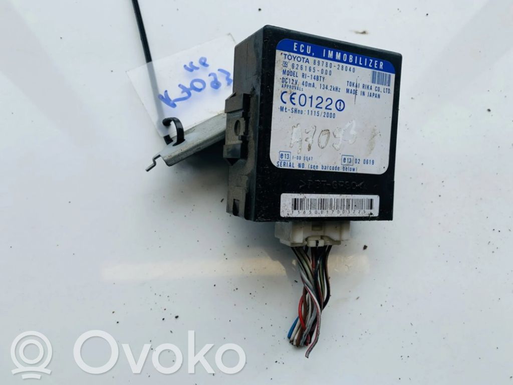Toyota Previa (XR30, XR40) II Unitate/modul comandă imobilizator 