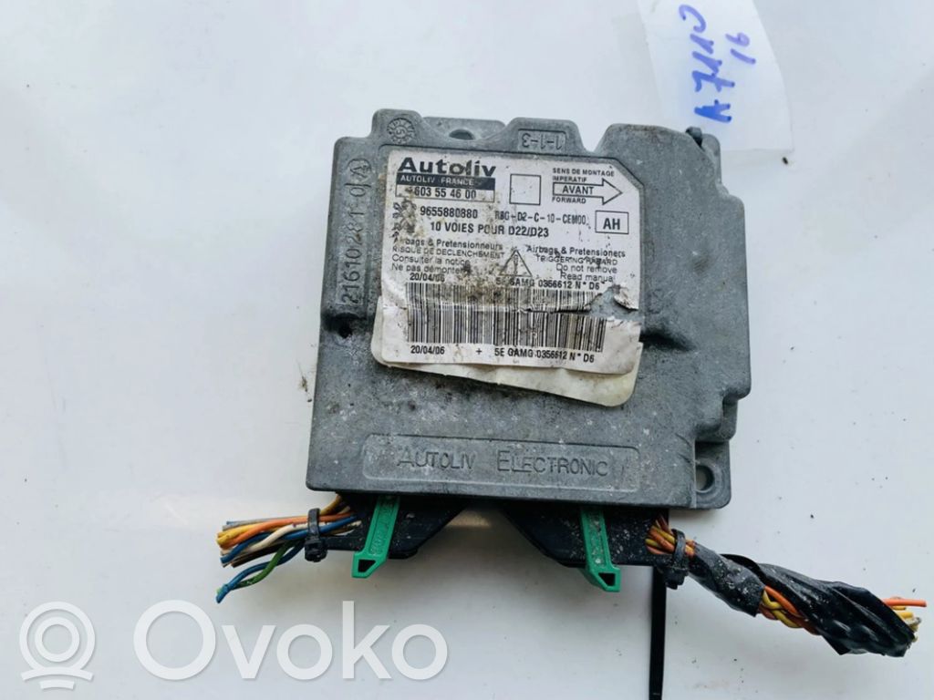 Peugeot 407 Unitate/modul de comandă airbaguri 