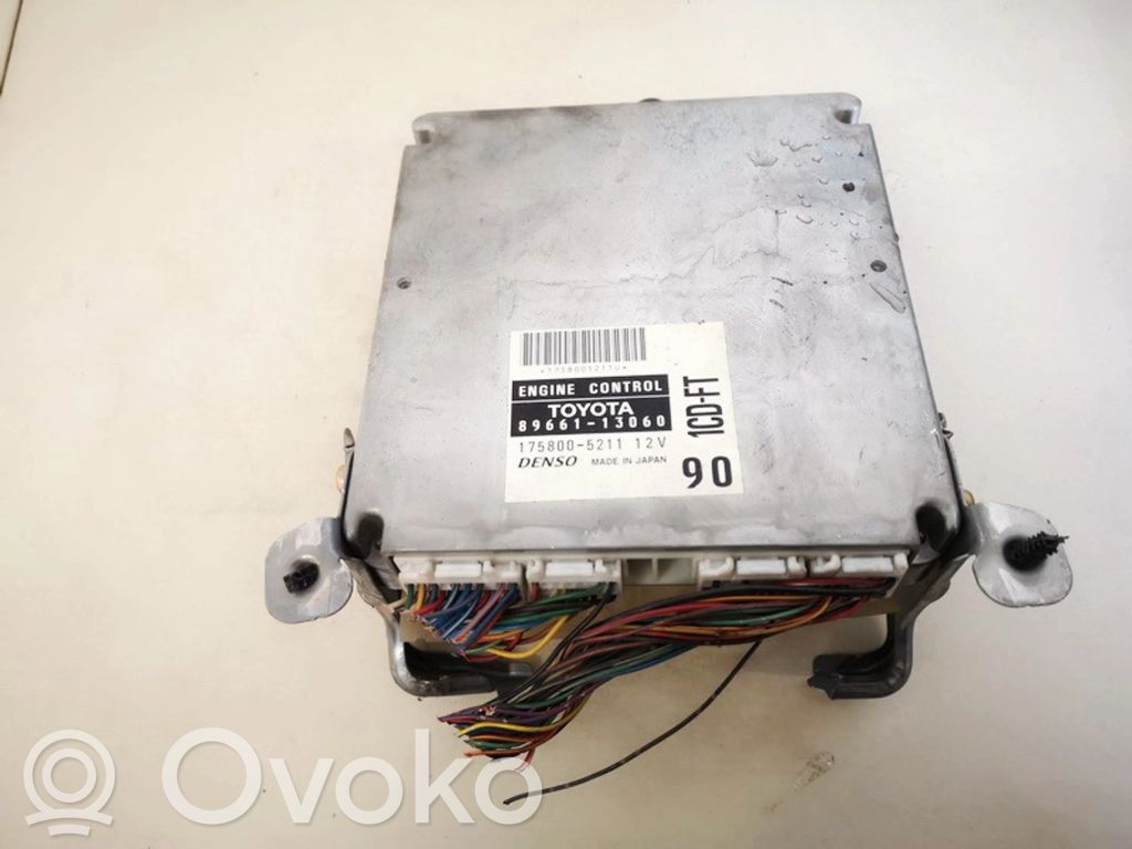 Toyota Corolla Verso E121 Unitate/modul de control motor 