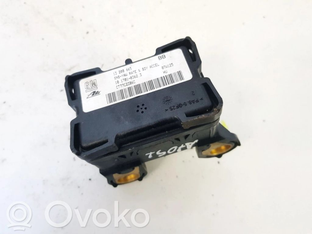 Opel Zafira B Sensore di imbardata accelerazione ESP