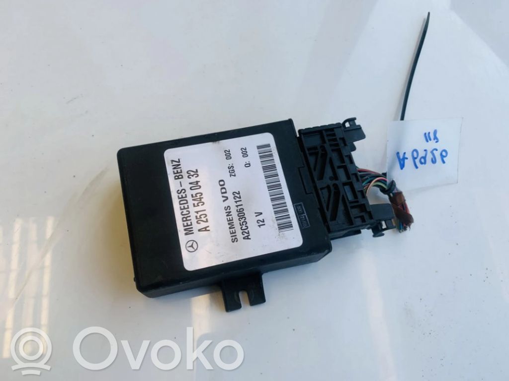 Módulo de control de la suspensión neumática (trasera)   A2515450432,A2C53061122,A2515450432,A2C53061122