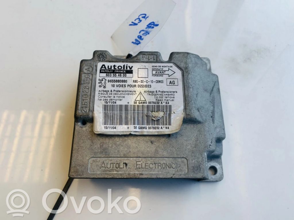 Peugeot 407 Unitate/modul de comandă airbaguri 