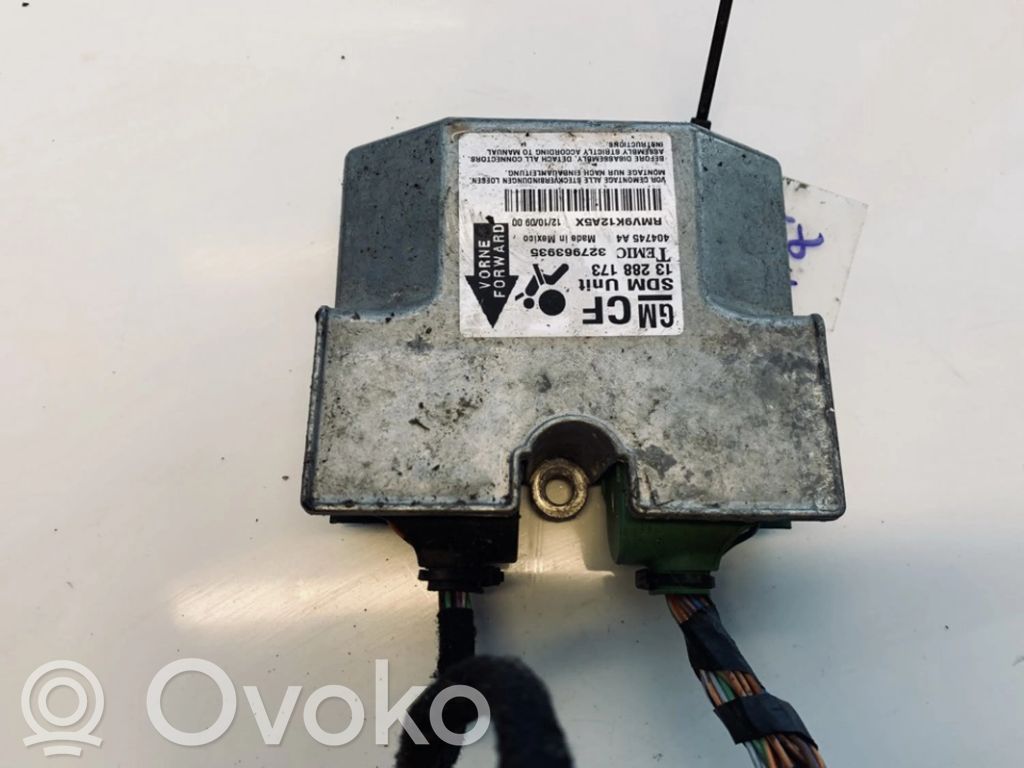 Opel Zafira B Centralina/modulo airbag
