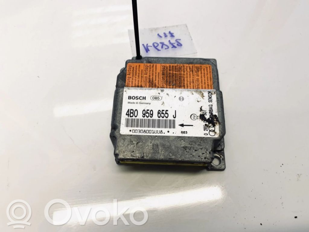 Module de contrôle airbag   4B0959655J,0285001307,0285001307,4B0959655J
