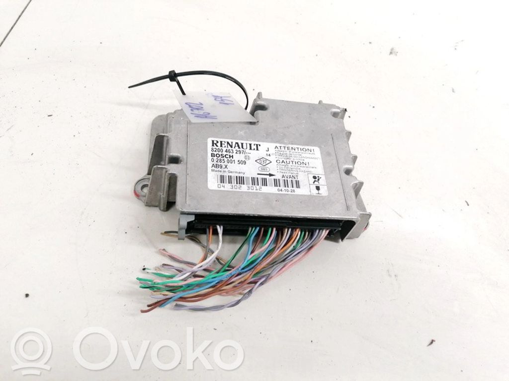 Module de contrôle airbag   0285001509,8200463297,0285001509,8200463297