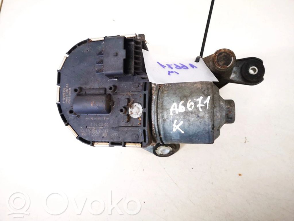 Peugeot 407 Mechanizm i silniczek wycieraczek szyby przedniej / czołowej 