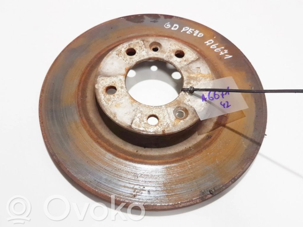 Peugeot 407 Bremsscheibe hinten