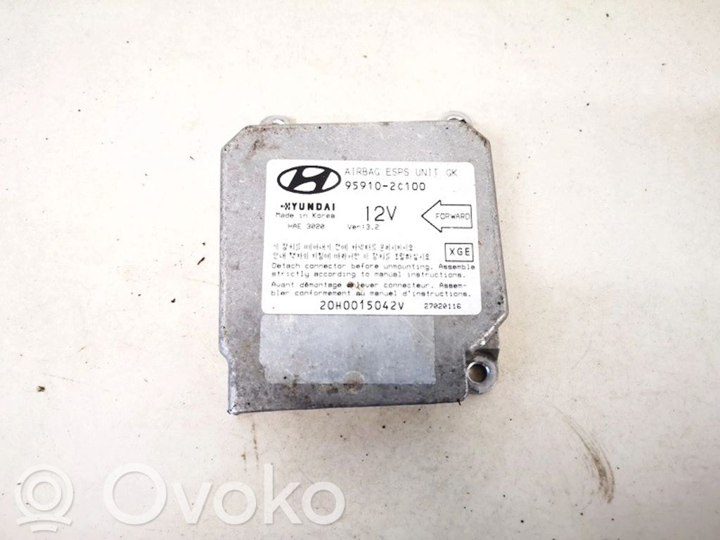 Hyundai Coupe Unidad de control/módulo del Airbag