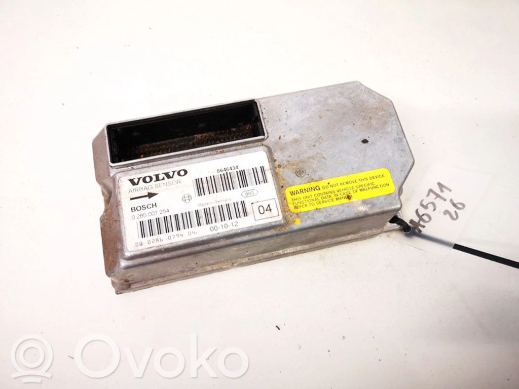 Volvo S60 Unitate/modul de comandă airbaguri 