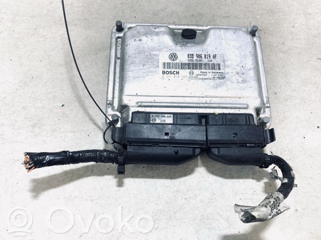 Unidad de control/módulo del motor   038906019AF,0281010289,0281010289,038906019AF,28SA4562