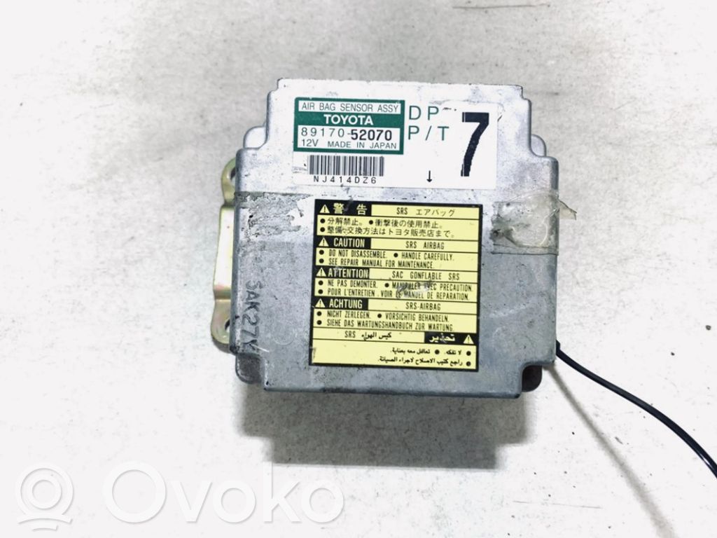 Toyota Yaris Verso Centralina/modulo airbag 
