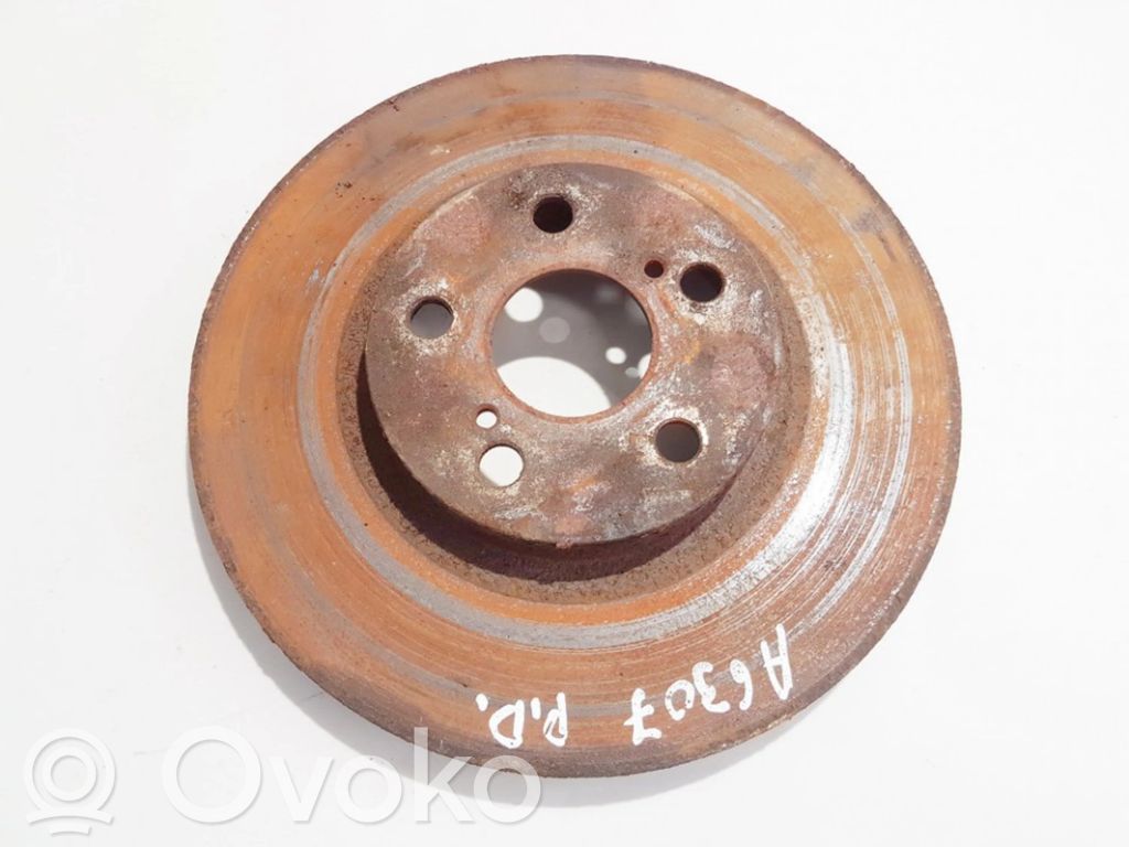 Toyota Avensis T250 Disque de frein avant