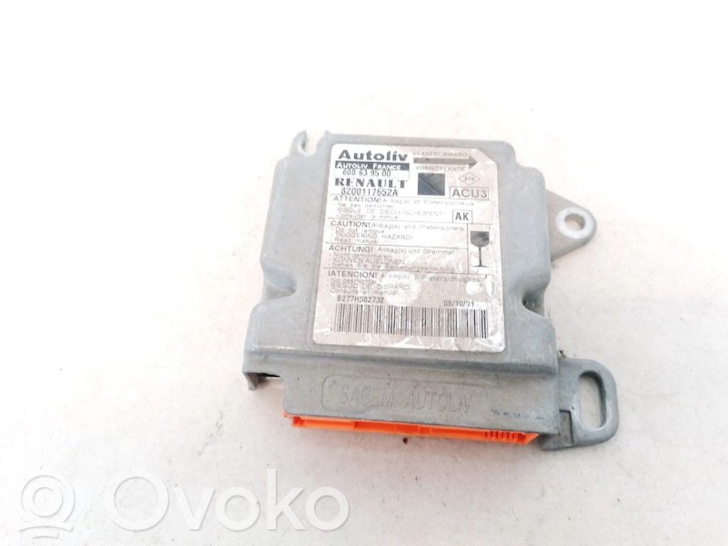 Unidad de control/módulo del Airbag   8200117652A,600639500,600639500,8200117652A