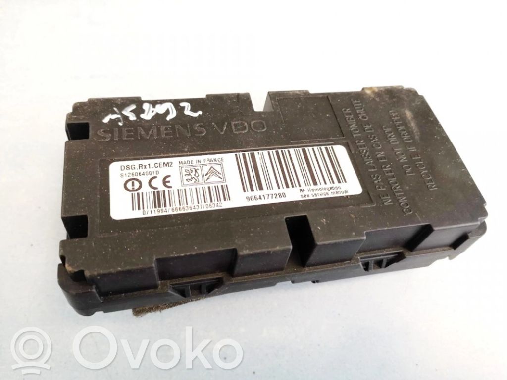 Autres unités de commande / modules   9664177280,S126064001D,9664177280,S126064001D