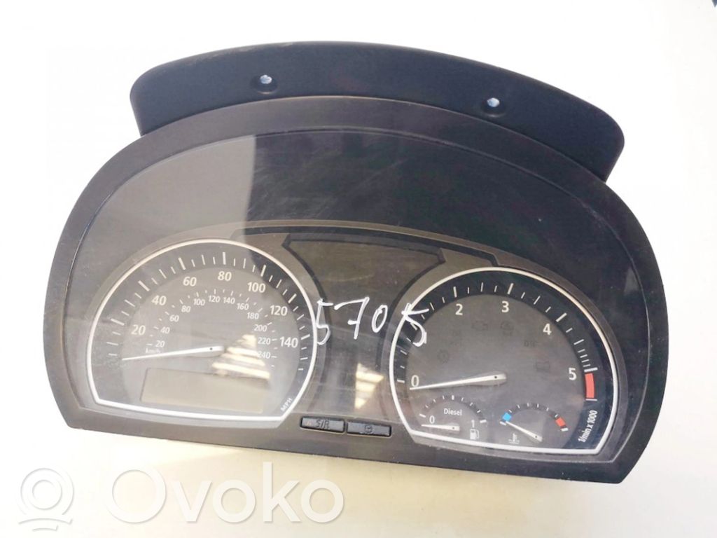 BMW X3 E83 Speedometer (instrument cluster) 