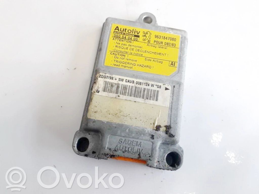 Peugeot 406 Centralina/modulo airbag