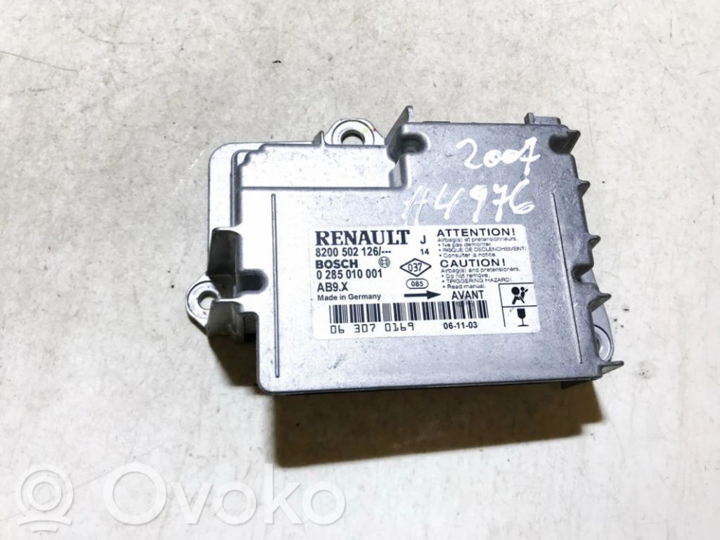 Renault Modus Unidad de control/módulo del Airbag 