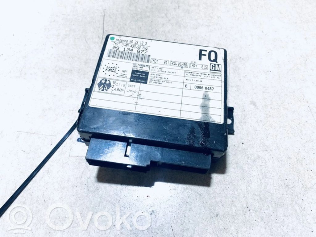 Opel Vectra B Moduł / Sterownik komfortu 