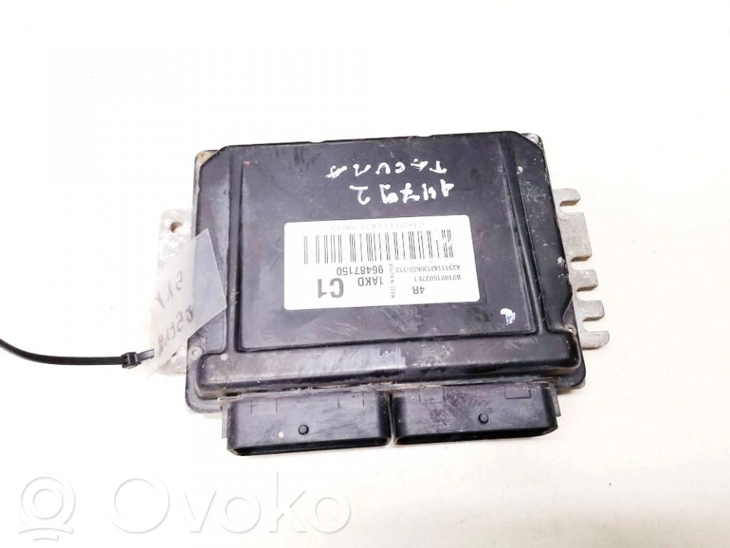 Engine control unit/module   S010016037E1,96487150,96487150,S010016037E1