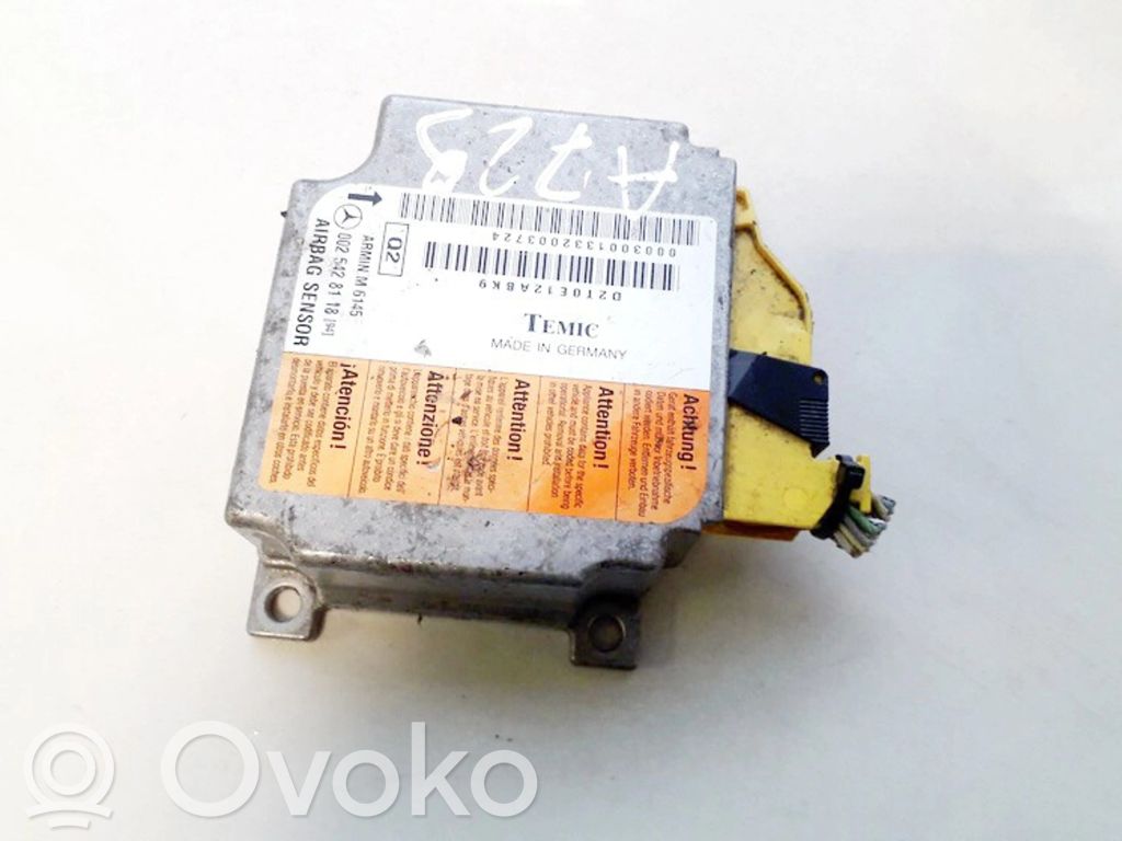 Mercedes-Benz ML W163 Centralina/modulo airbag