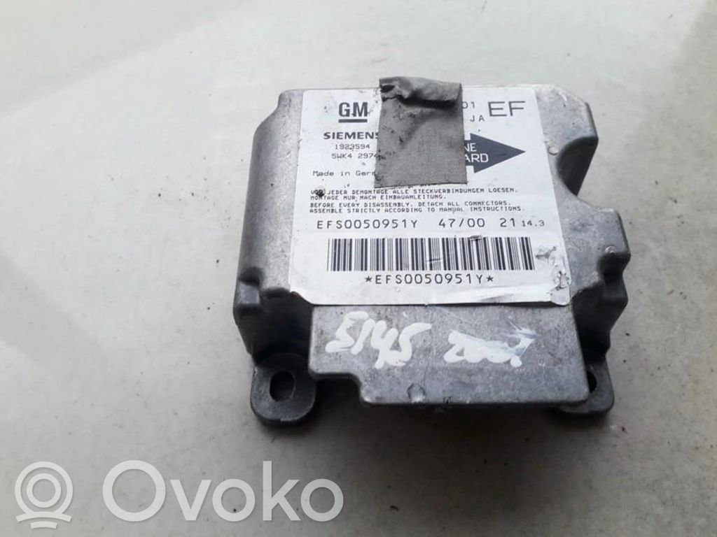 Opel Omega B2 Centralina/modulo airbag 